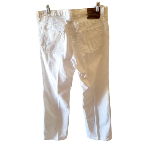 Polo Ralph Lauren Kelly Jean 100% Cotton Denim Fabric Size 10 Bootcut Spring - Picture 2 of 6